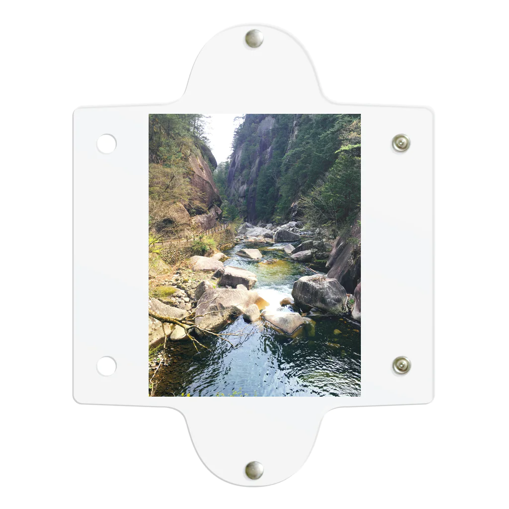 2929gawDesignShop358のRivers and waterfalls of nature Clear Multipurpose Case