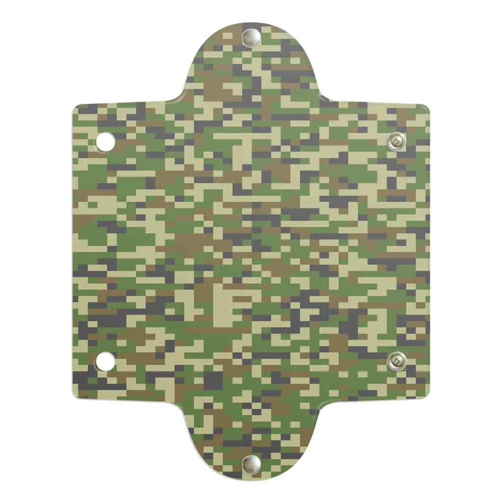 Military Casual LittleJoke のPixCamo Woodland Low visibility クリアマルチケース