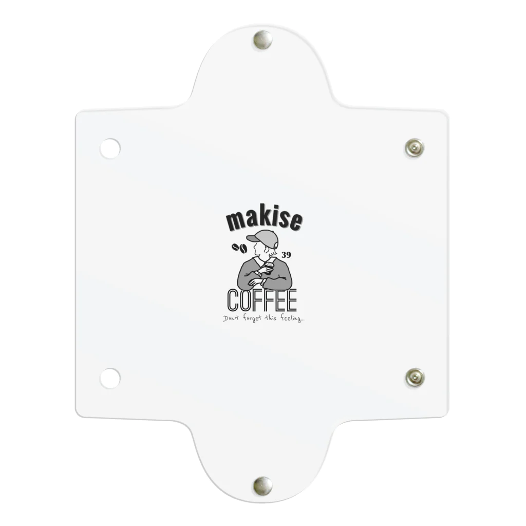 Makise COFFEE.のマキセコーヒー(ラテ美ちゃん) Clear Multipurpose Case