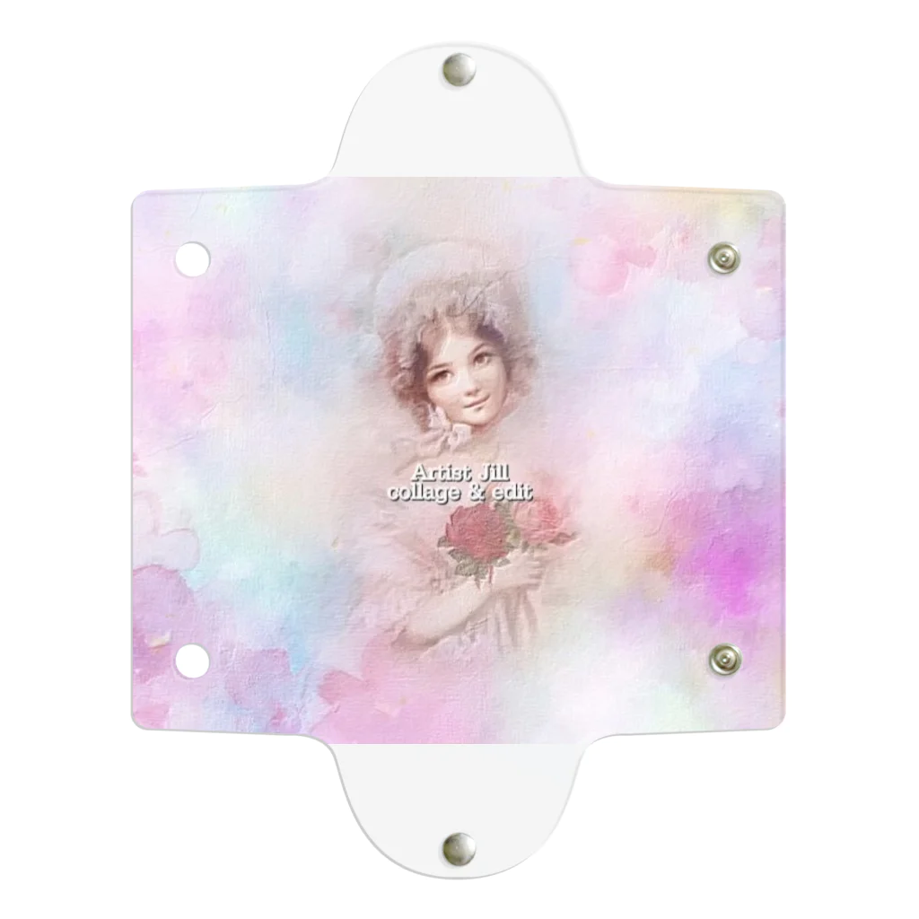 【ホラー専門店】ジルショップのパステル水彩ガール Clear Multipurpose Case