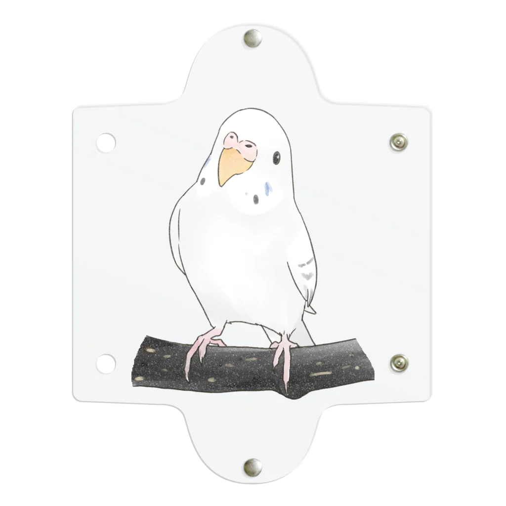 まめるりはことりのまったりセキセイインコちゃん【まめるりはことり】 Clear Multipurpose Case