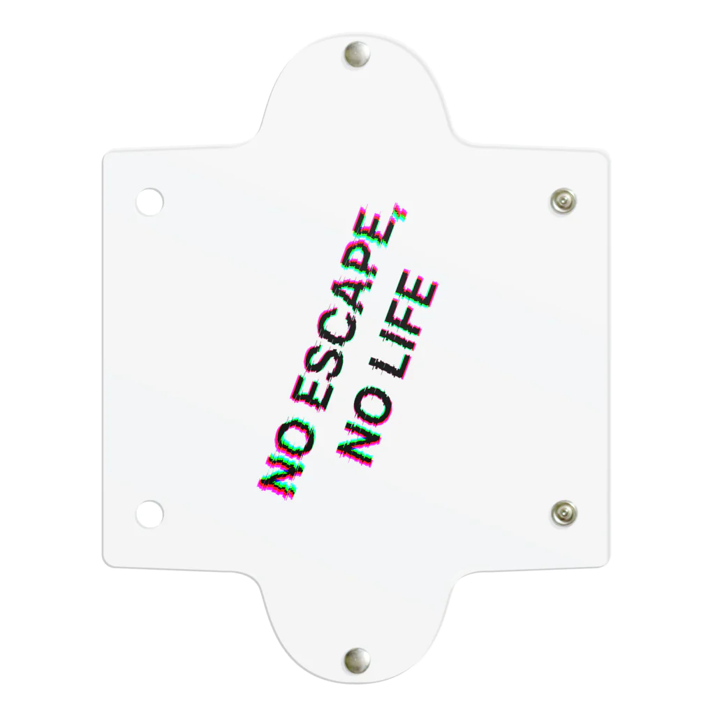 謎はないけど謎解き好きのお店のNO ESCAPE, NO LIFE Clear Multipurpose Case