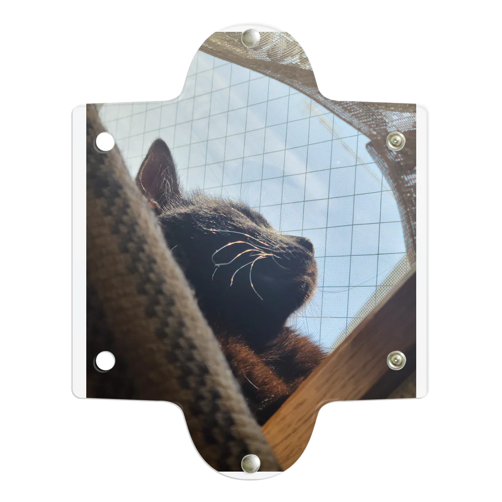 チーかまの黒猫クロくん Clear Multipurpose Case