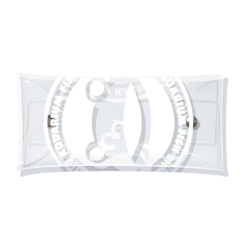 ゴッド神TVちゃんねるSHOPのかえる観賞魚店　白抜き丸ロゴ Clear Multipurpose Case