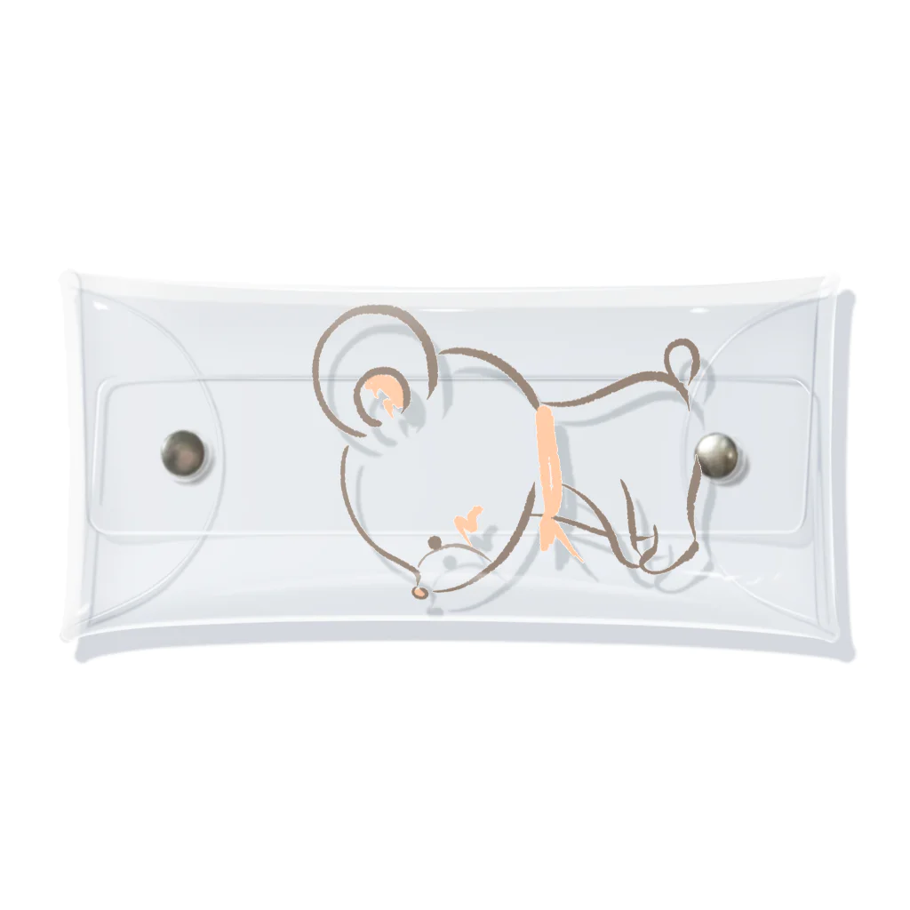 RinMのBaby Bear Lapis Clear Multipurpose Case