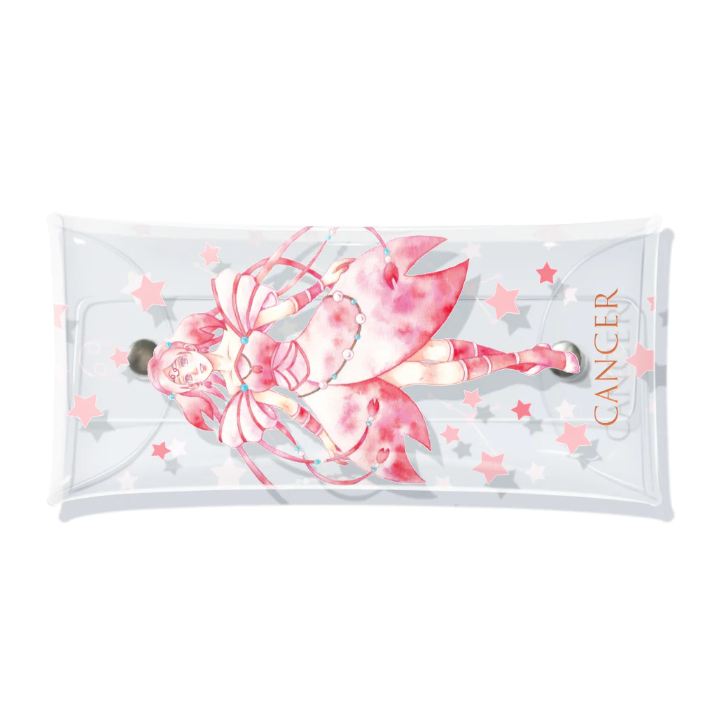 kazuyo online store【suzuri】　　　　　　　　　　　　　　　　　　　　　　　　　　　　　　　　　　　　　　　　　　　　　　　　　　　　　　　　　　　　　　　　のCancer【蟹座】 Clear Multipurpose Case