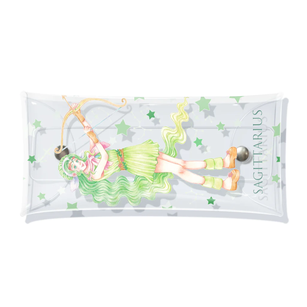 kazuyo online store【suzuri】　　　　　　　　　　　　　　　　　　　　　　　　　　　　　　　　　　　　　　　　　　　　　　　　　　　　　　　　　　　　　　　　のSagittarius【射手座】 Clear Multipurpose Case