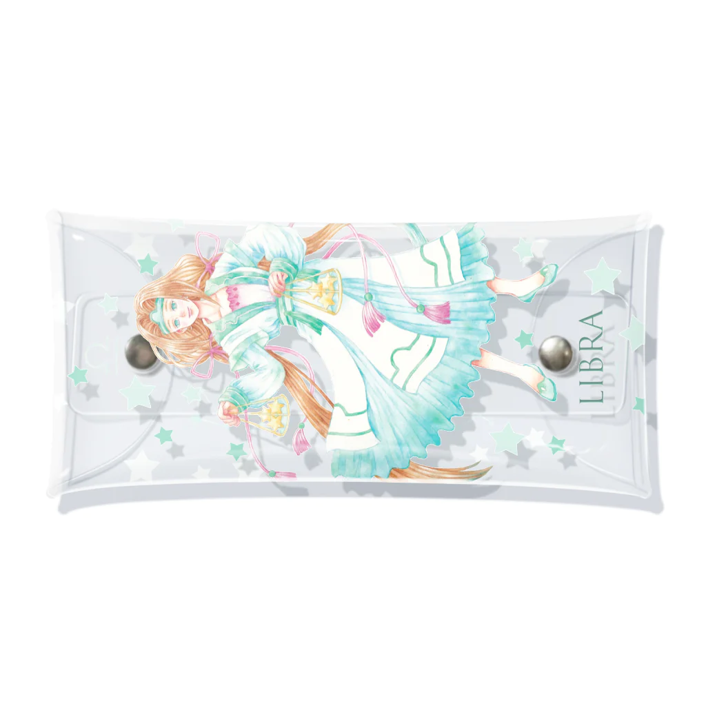 kazuyo online store【suzuri】　　　　　　　　　　　　　　　　　　　　　　　　　　　　　　　　　　　　　　　　　　　　　　　　　　　　　　　　　　　　　　　　のLibra【天秤座】 Clear Multipurpose Case