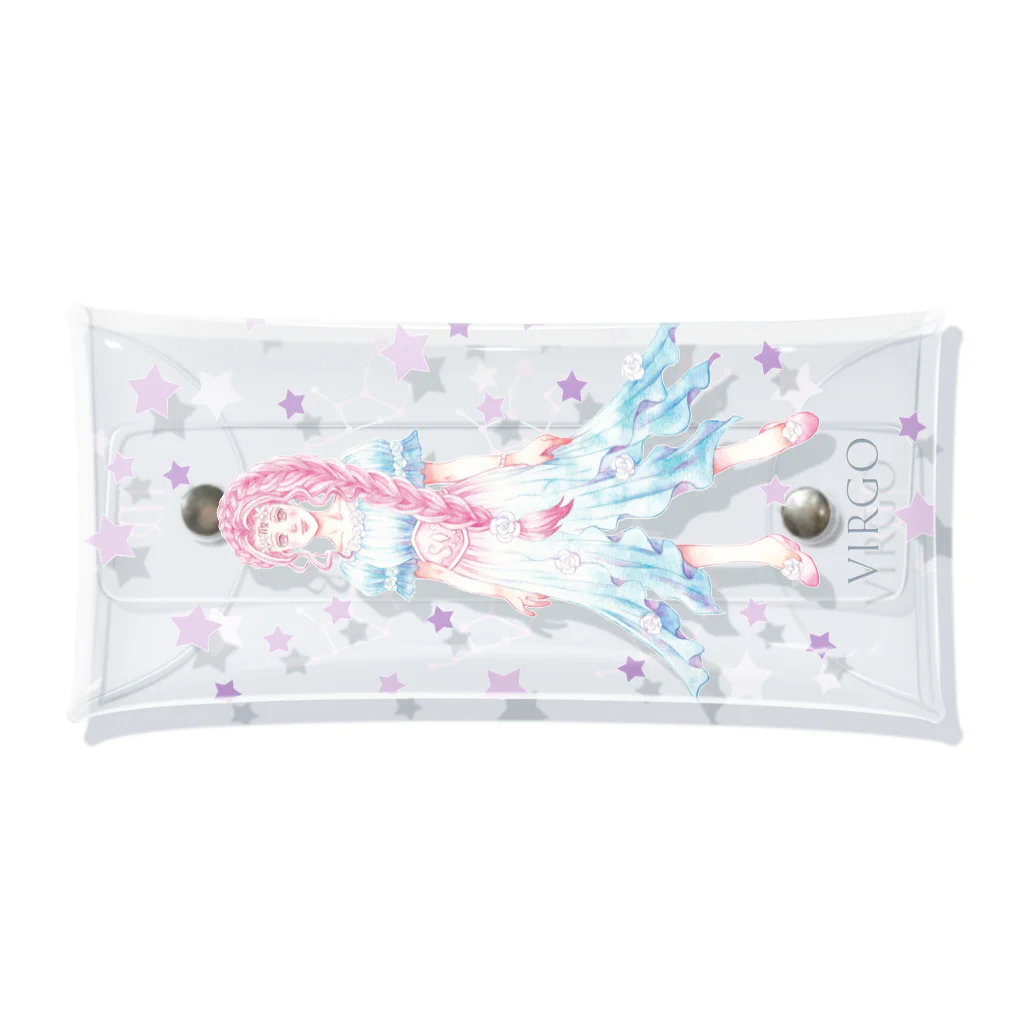 kazuyo online store【suzuri】　　　　　　　　　　　　　　　　　　　　　　　　　　　　　　　　　　　　　　　　　　　　　　　　　　　　　　　　　　　　　　　　のVirgo【乙女座】 Clear Multipurpose Case