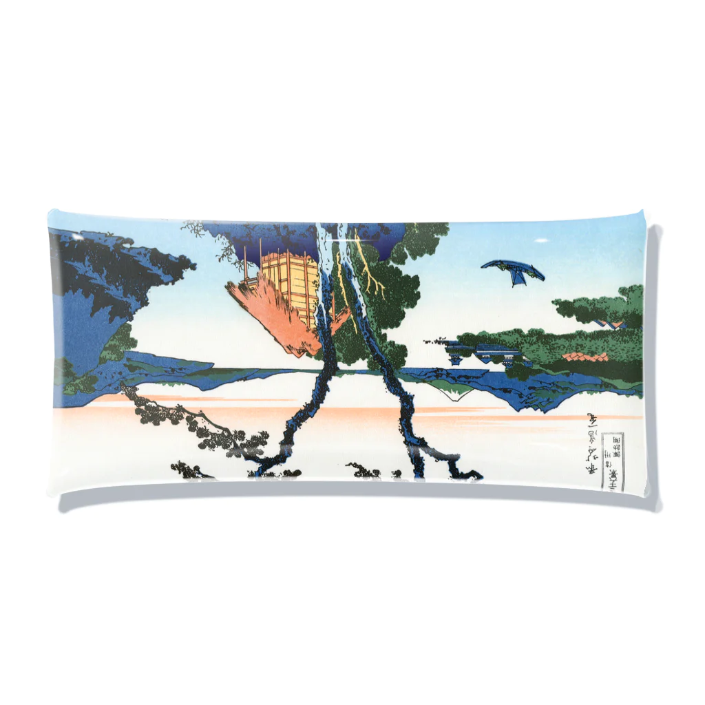 寿めでたや(ukiyoe)の葛飾北斎_冨嶽三十六景　信州諏訪湖 Clear Multipurpose Case