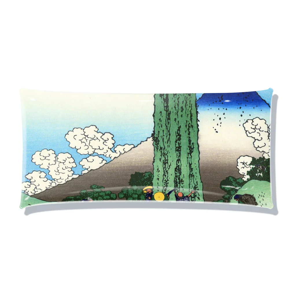 寿めでたや(ukiyoe)の葛飾北斎_冨嶽三十六景　甲州三嶌越 Clear Multipurpose Case