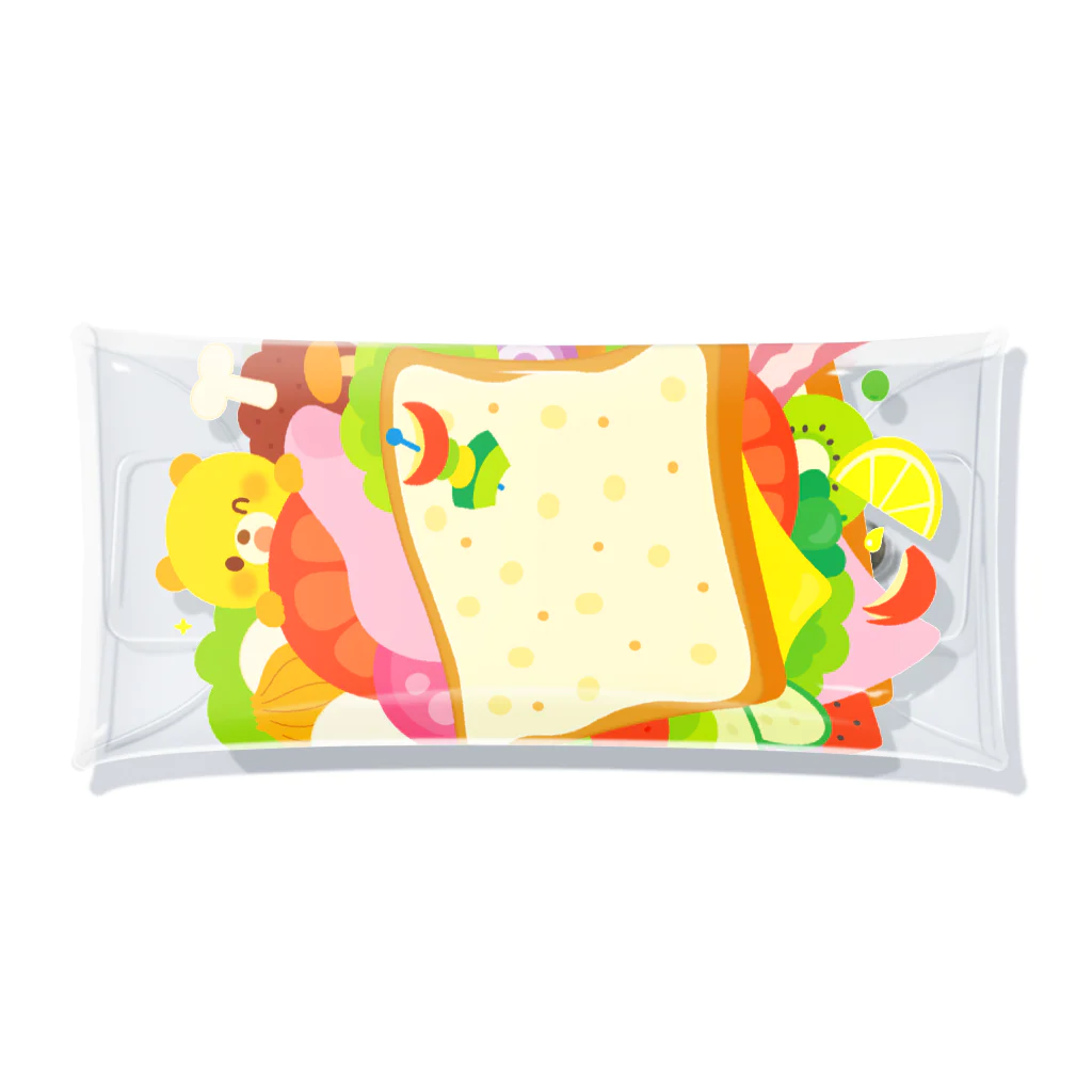 Illustrator イシグロフミカのサンドイッチ Clear Multipurpose Case