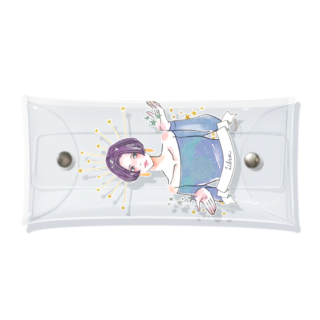 MegSugitaの12星座ちゃん、天秤座の子 Clear Multipurpose Case