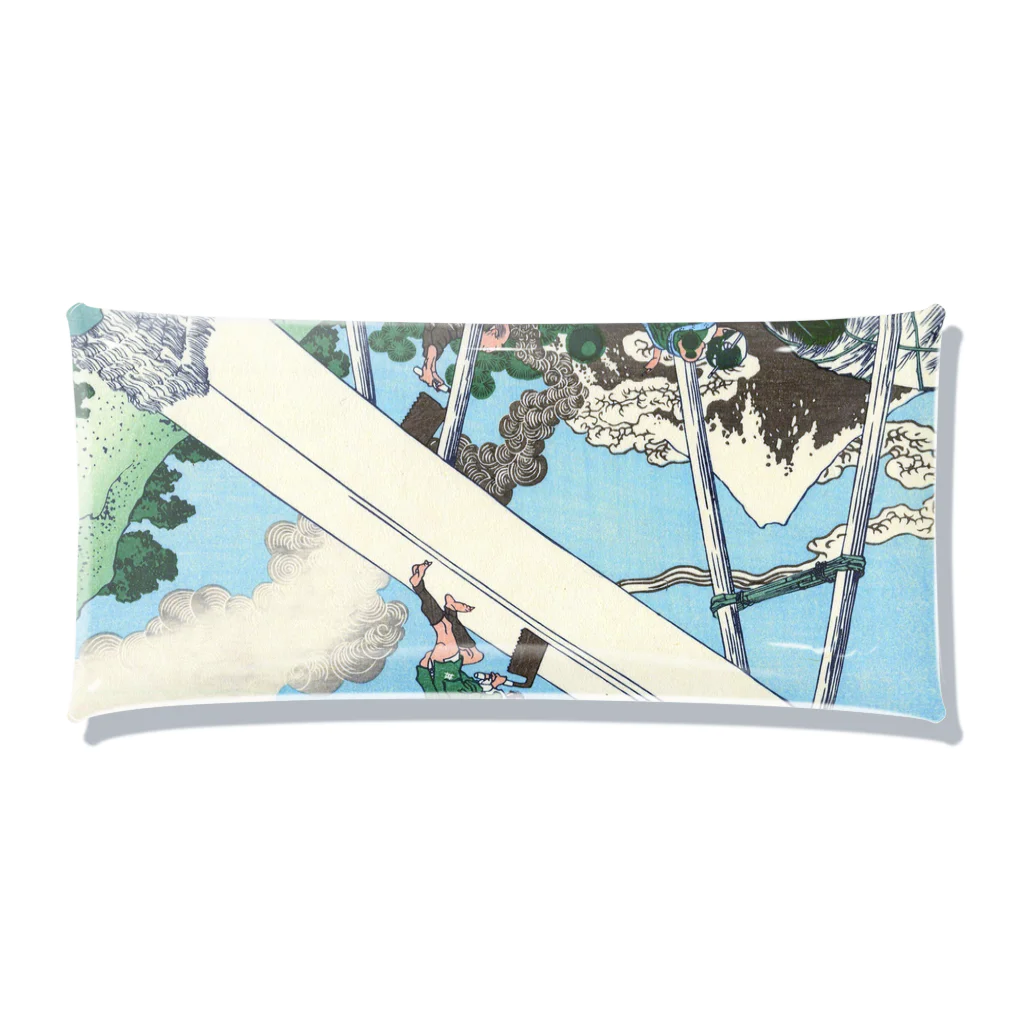 寿めでたや(ukiyoe)の葛飾北斎_冨嶽三十六景　遠江山中 Clear Multipurpose Case