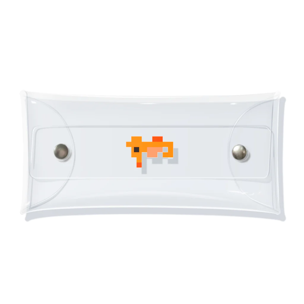 GRITの粗ドット絵・タツノオトシゴくん Clear Multipurpose Case