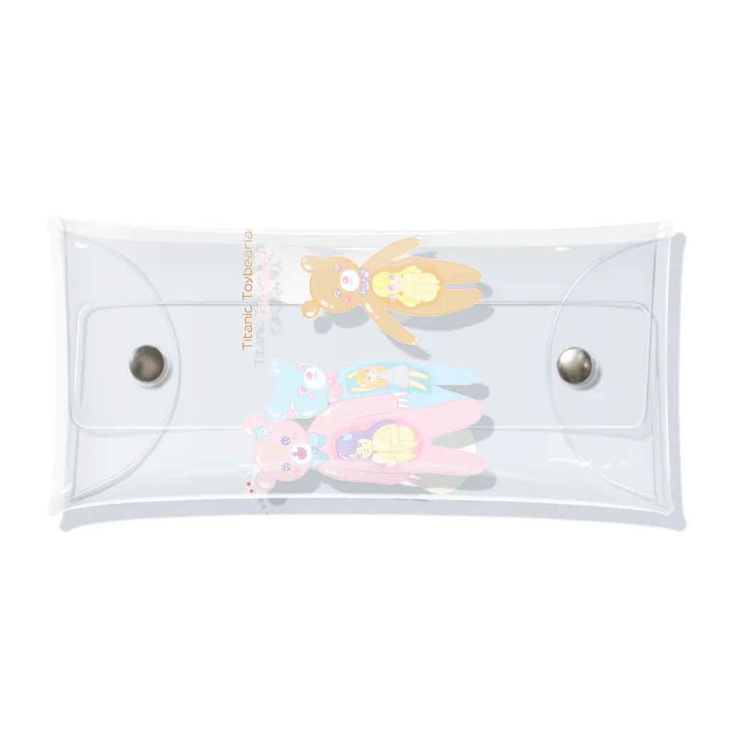 coronaaatのくまぐるみ星人 Clear Multipurpose Case