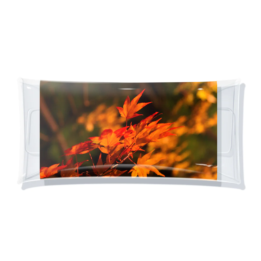 nokkccaのライトアップ紅葉 - Japanese maple(night shot) - Clear Multipurpose Case