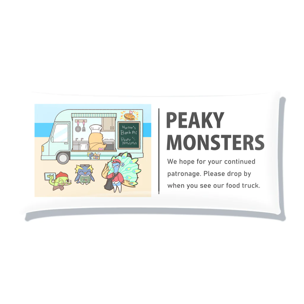 ピーキーモンスターズ【PeakyMonsters】ピキモングッズ公式ショップの青空トーク(クリアマルチケース)ピキモンキッチンカーシリーズ Clear Multipurpose Case