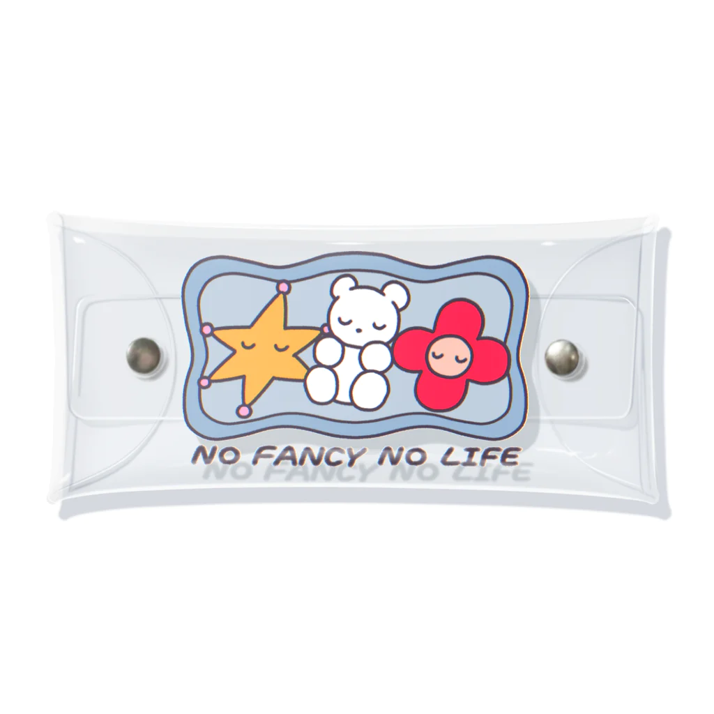 Tiny BoxのNo fancy no life クリアマルチケース