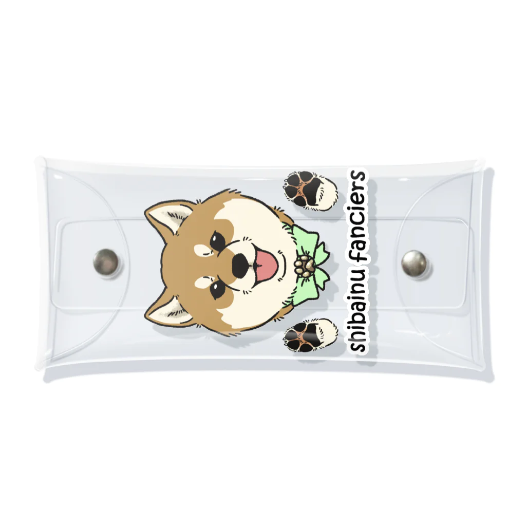 豆つぶのshiba-inu fanciers(赤柴) Clear Multipurpose Case