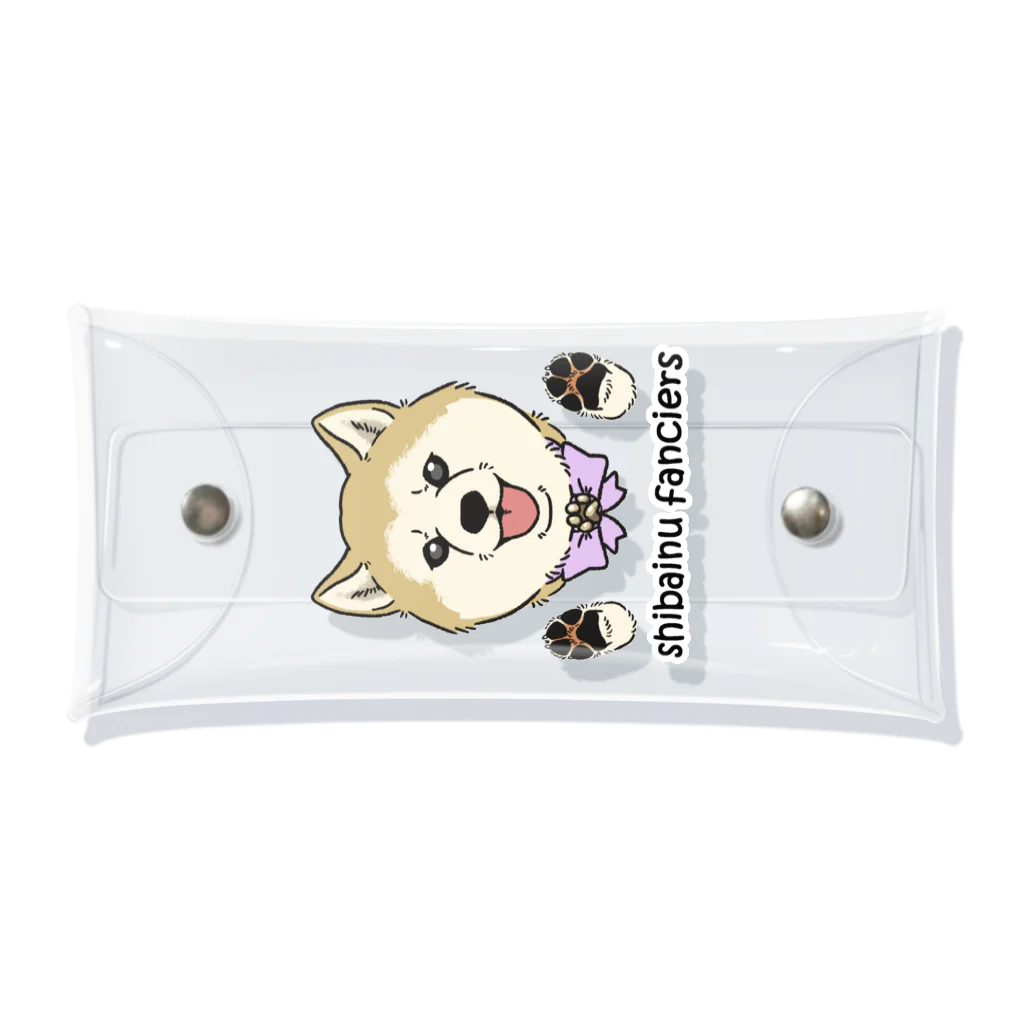 豆つぶのshiba-inu fanciers(シニア柴) Clear Multipurpose Case