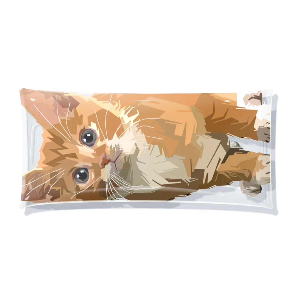 Zonelandの面白い猫、ケティ、猫の家 Clear Multipurpose Case