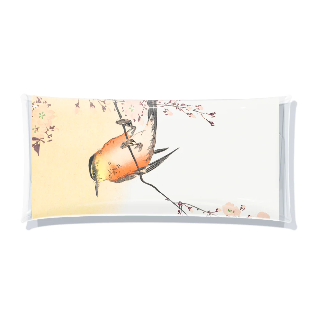 MUGEN ARTの小原古邨　桜と鳥　Ohara Koson 日本のアートTシャツ＆グッズ Clear Multipurpose Case