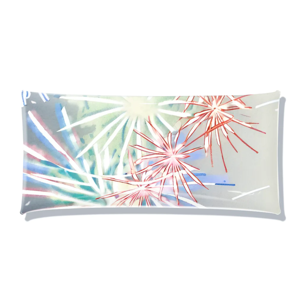 urban silhouettes のFireworks クリアマルチケース