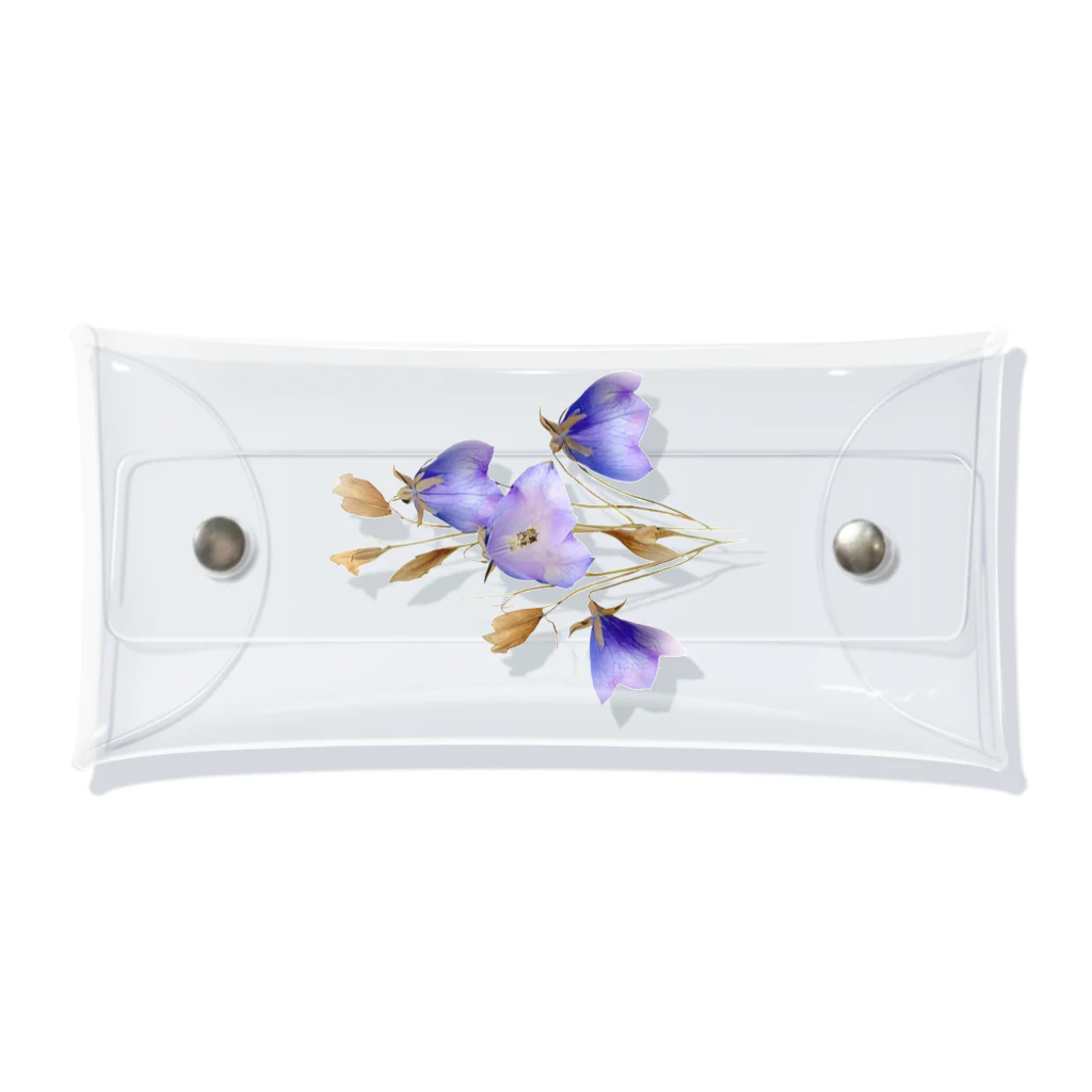 Atelier Petrichor Forestのキキョウ Chinese bellflower Clear Multipurpose Case