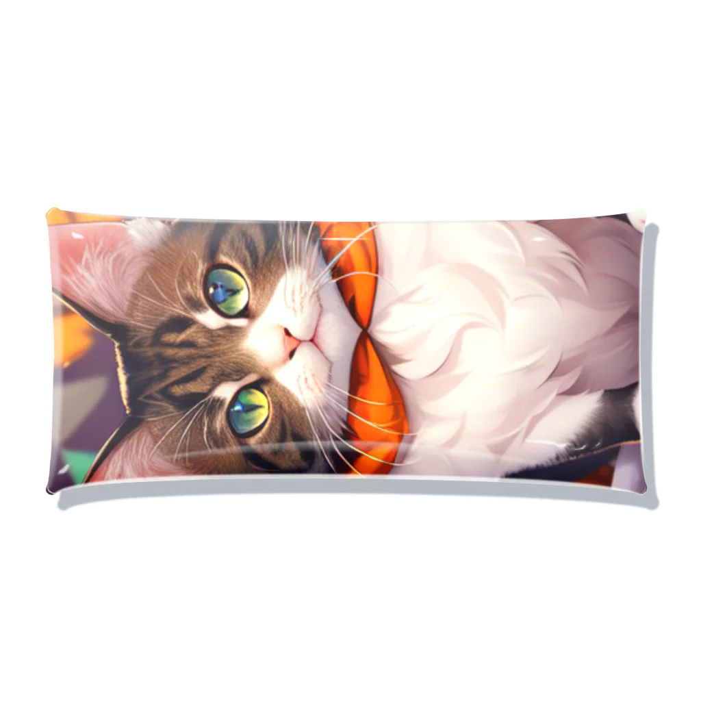 那須モバイル店のハロウィンの猫 Clear Multipurpose Case