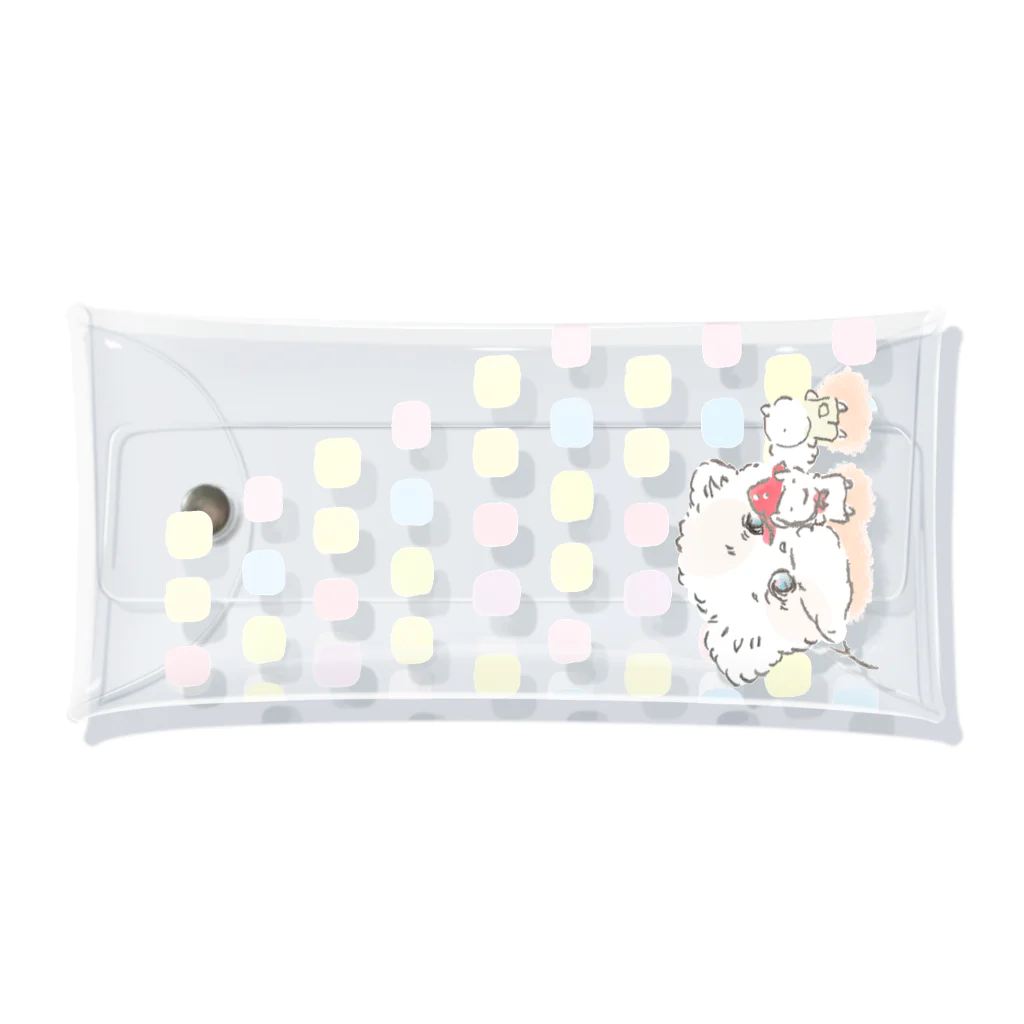 ぽこ助のねこと人形 / マルチケース Clear Multipurpose Case