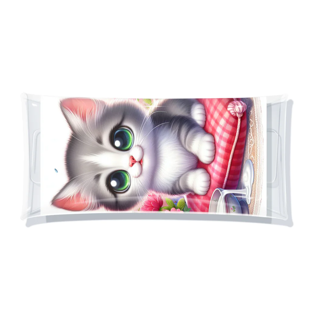 Visualbum5の子猫のサラ Clear Multipurpose Case