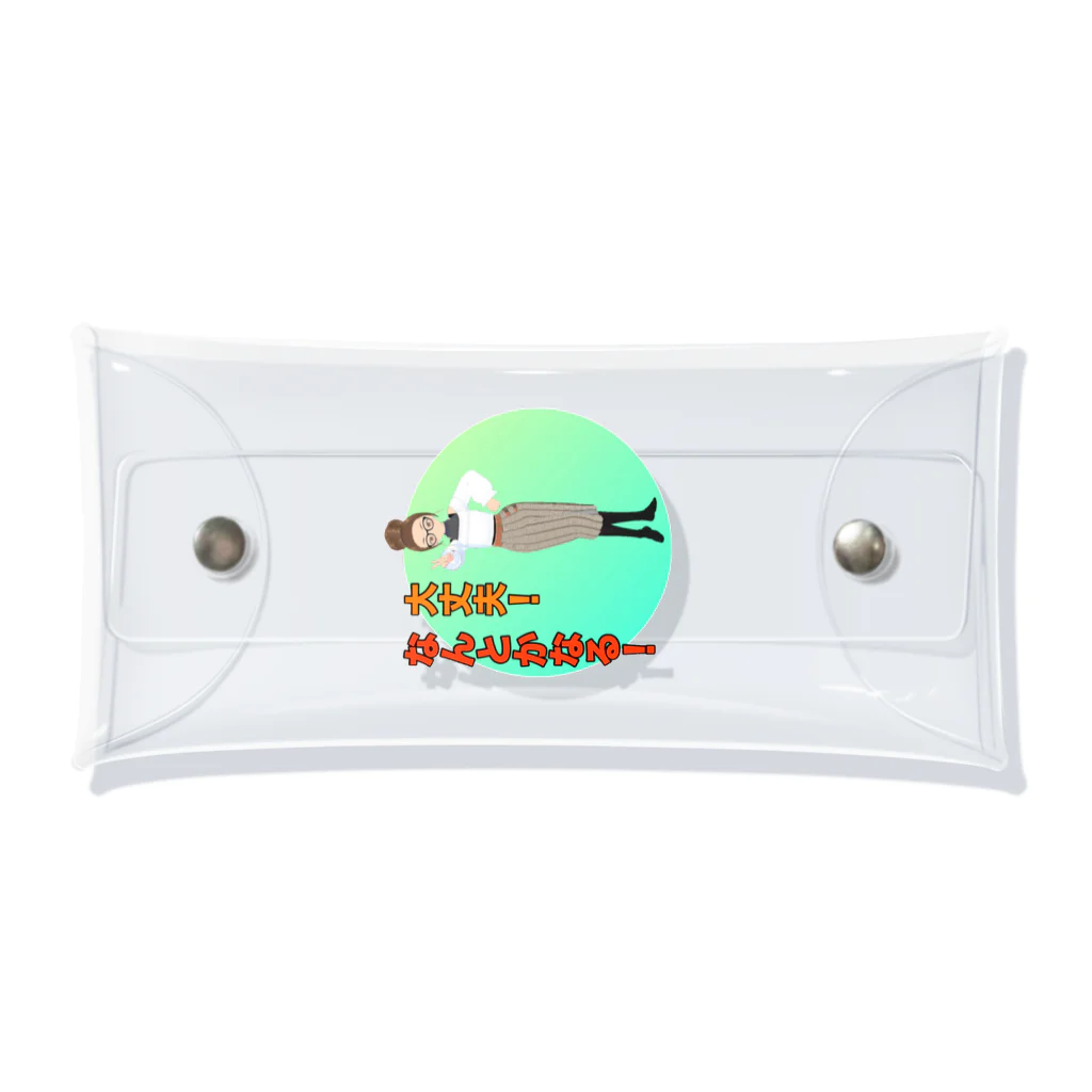 CASPROSTORESのYouTubeアニメ『俺ドル』LINEスタンプキャラグッズ 倫子B Clear Multipurpose Case