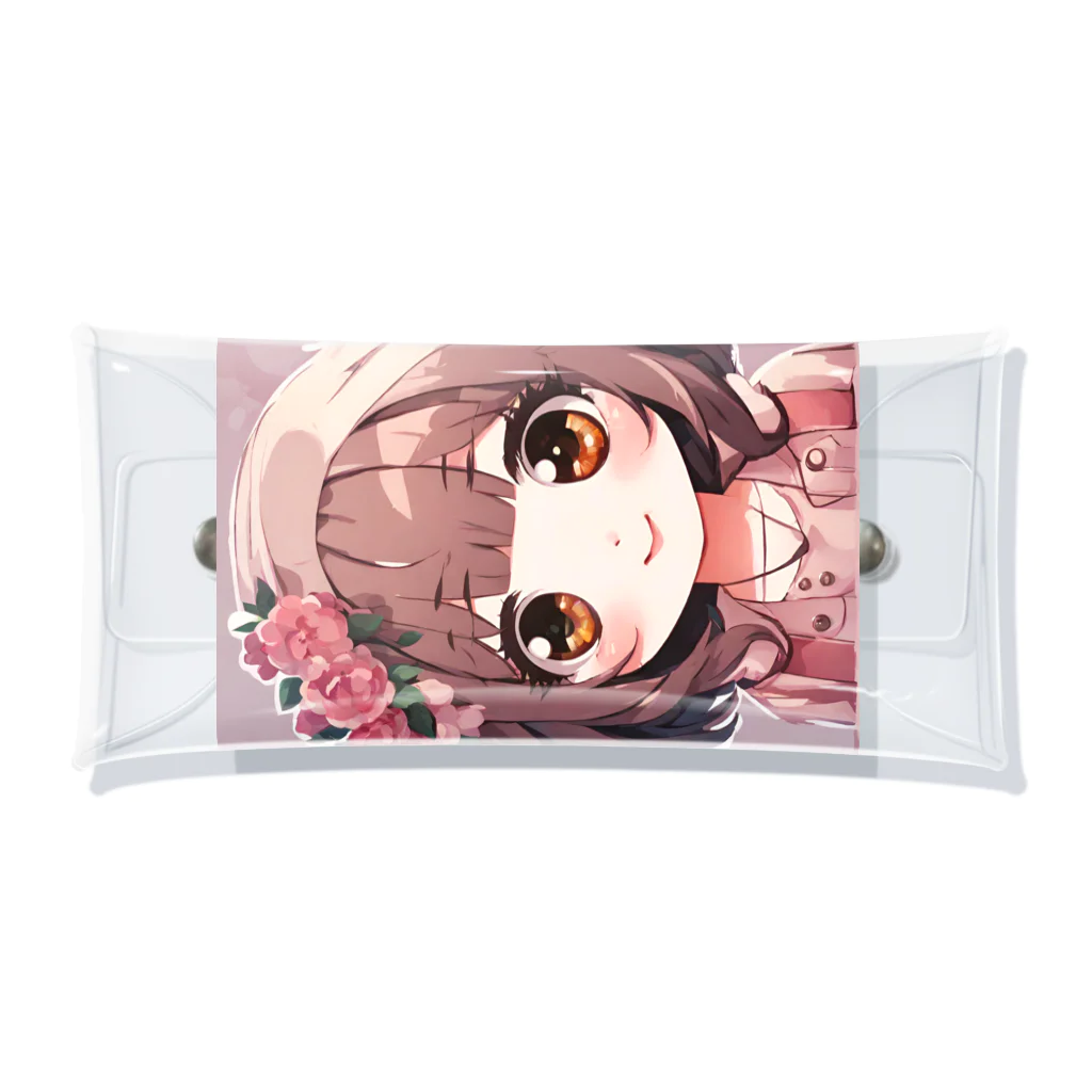 mikukiのかわいい女の子 Clear Multipurpose Case