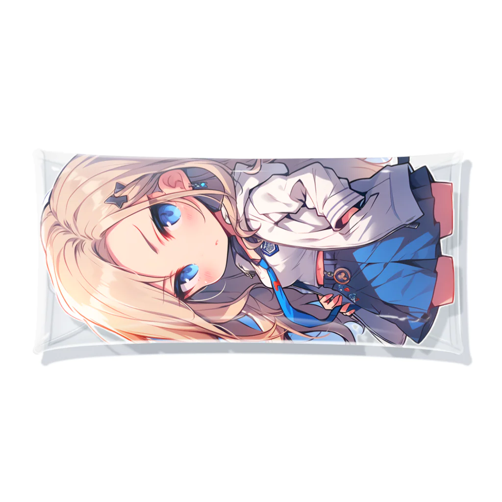 honoka_tの金髪ちびキャラ美少女 Clear Multipurpose Case