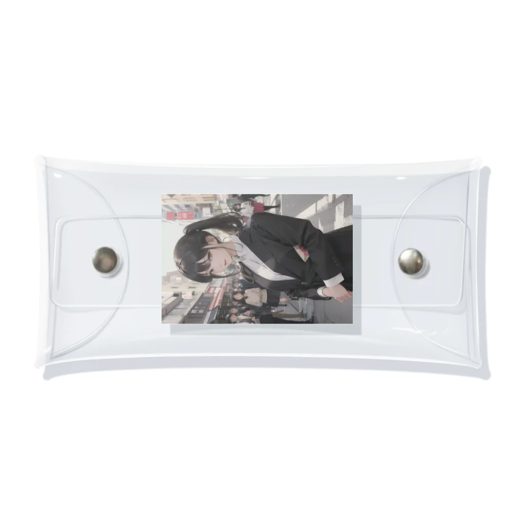 NARUTO245の昼食時のOL Clear Multipurpose Case