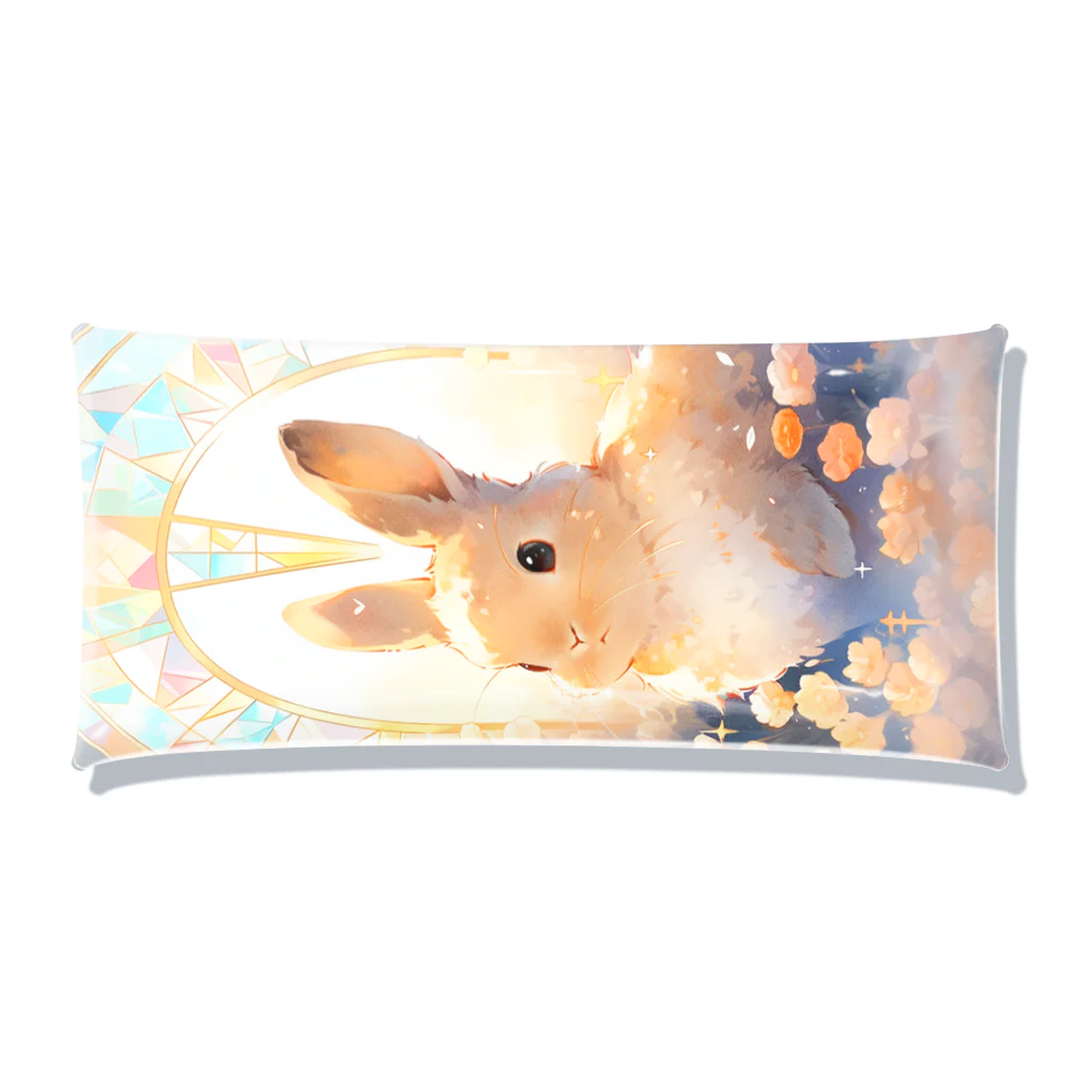 はなうさまほのうさぎとステンドグラス｡.:*･ﾟ Clear Multipurpose Case