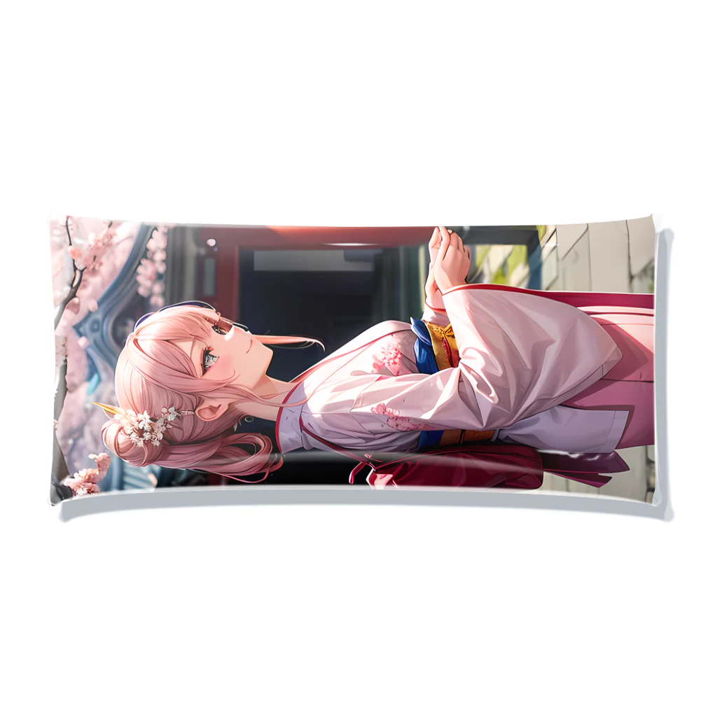 kimono_musume  AI artのscene4 Clear Multipurpose Case