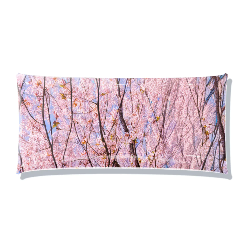 辺賦志ショップの美しき桜 クリアマルチケース
