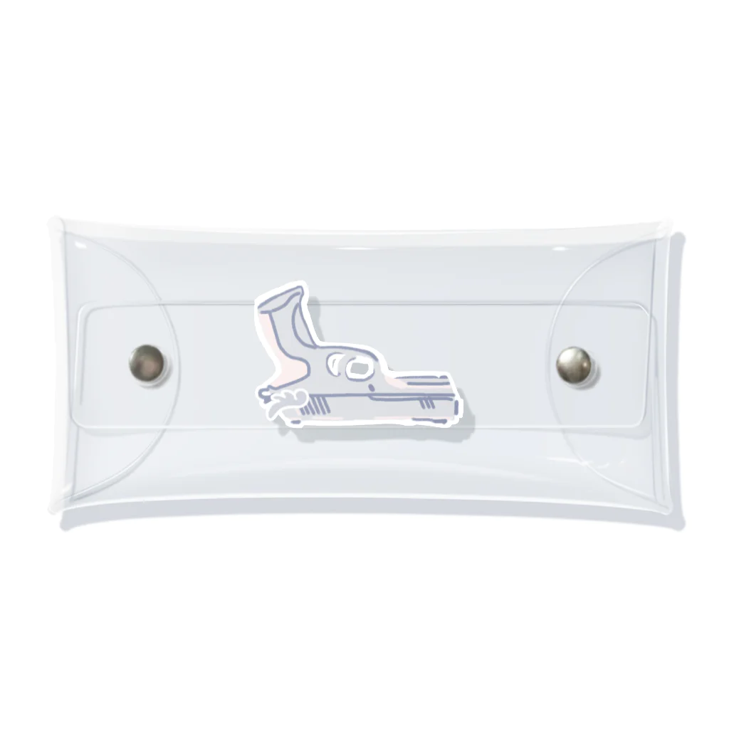 ふわぽこにゃんにゃんSHOP☁️🫧SUZURI支店のばんばんばん♪ゆめかわミニ銃 Clear Multipurpose Case