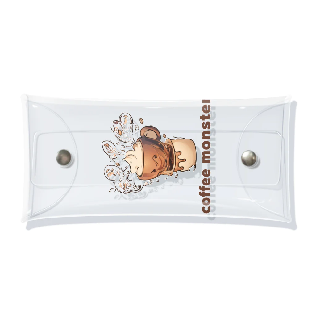 leisurely_lifeのCoffee Monster Java Clear Multipurpose Case