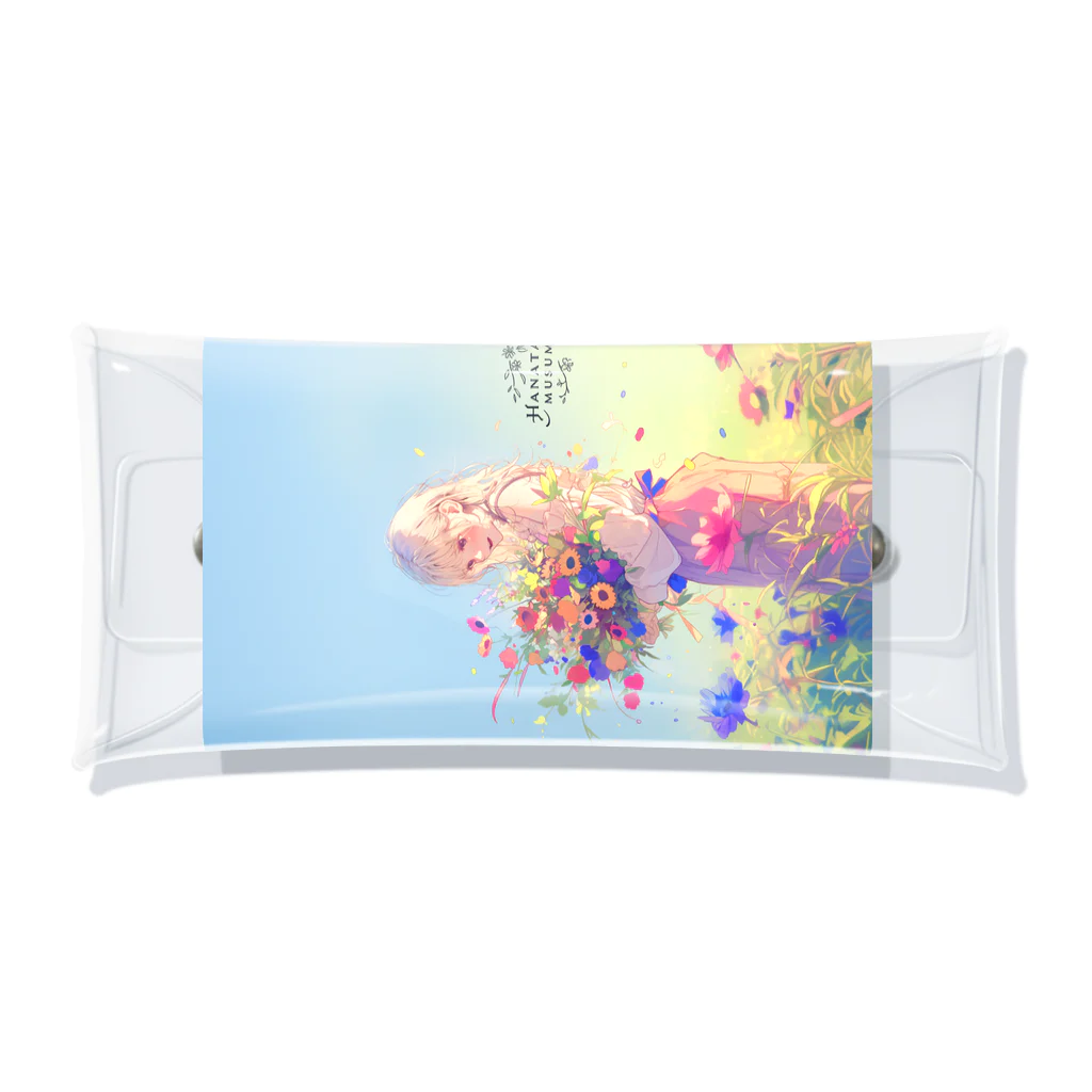 花束娘のMelody of Bouquets and Blue Sky Clear Multipurpose Case