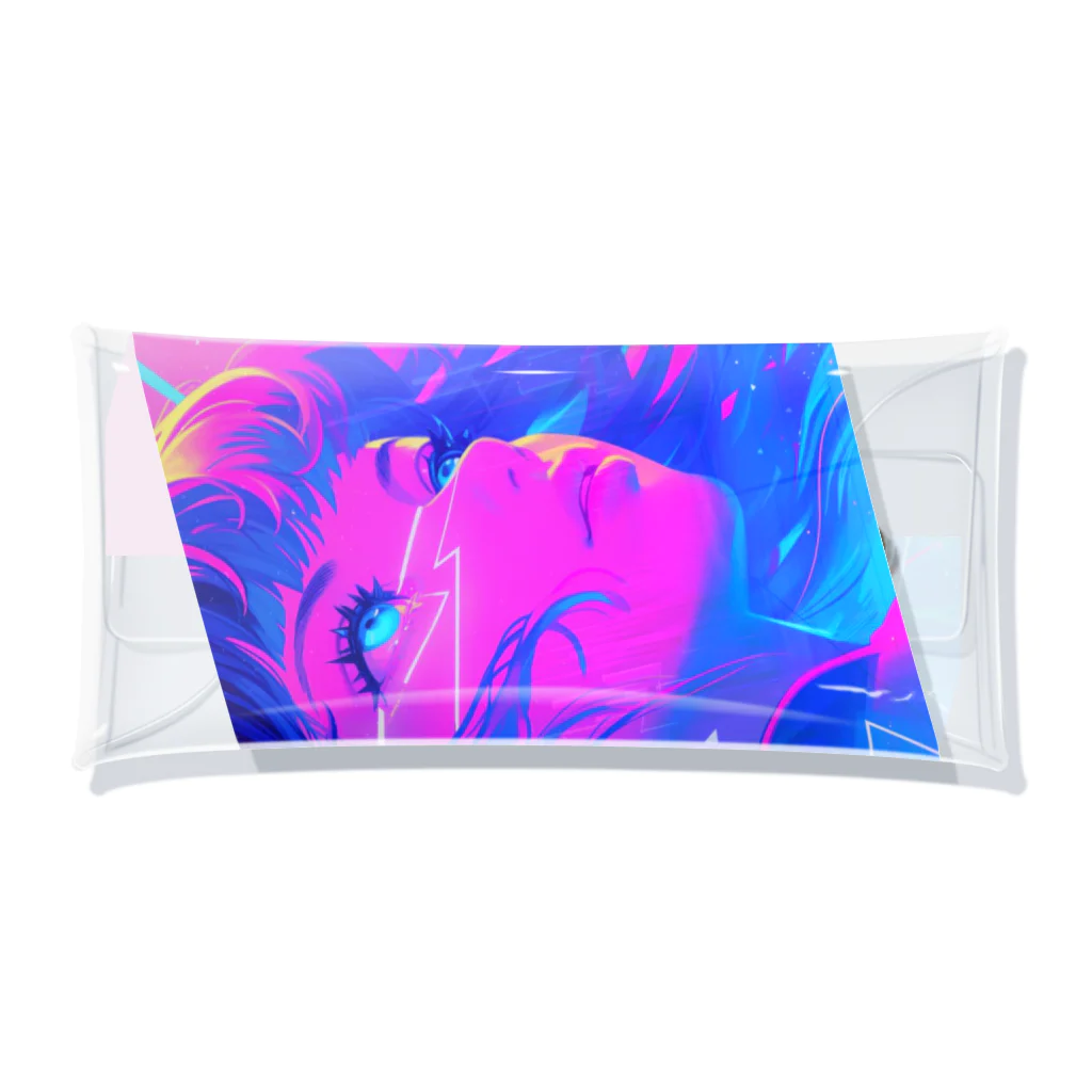 第2視聴覚室 Official shopの『NEON GENESIS』ジャケ写（透過） Clear Multipurpose Case