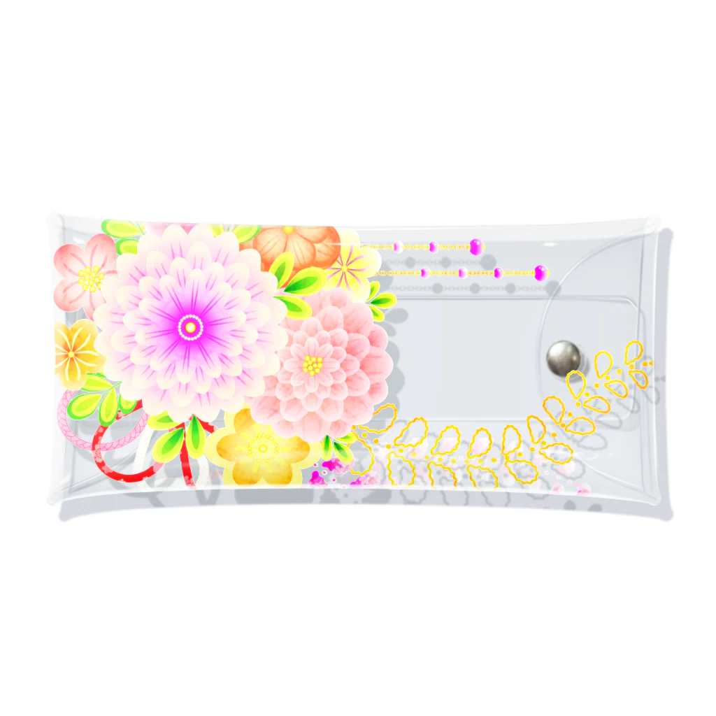 和の色彩 -wa_no_iroiro-の花かんざし01 Clear Multipurpose Case