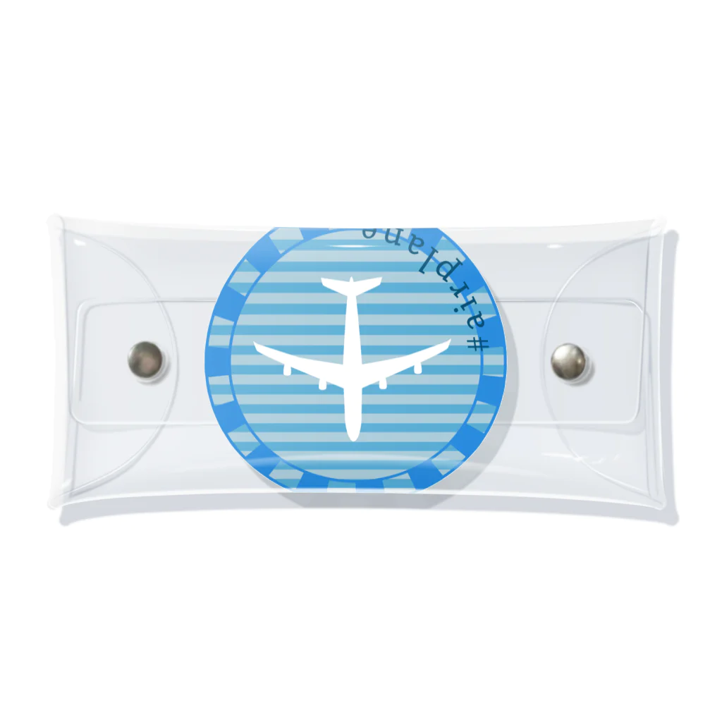 yumegokochiの#airplane Clear Multipurpose Case