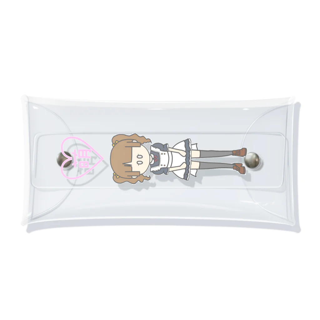 （伝説の）がおちゃんのメイドちゃん Clear Multipurpose Case