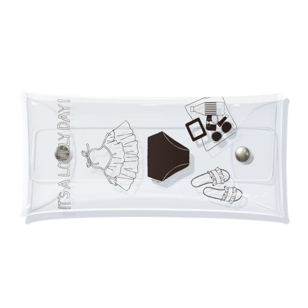 miho-oのIt's a lovely day Clear Multipurpose Case