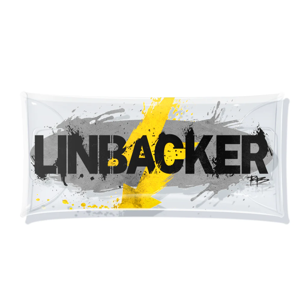 PB.DesignsのLINEBACKER Wallart  Clear Multipurpose Case