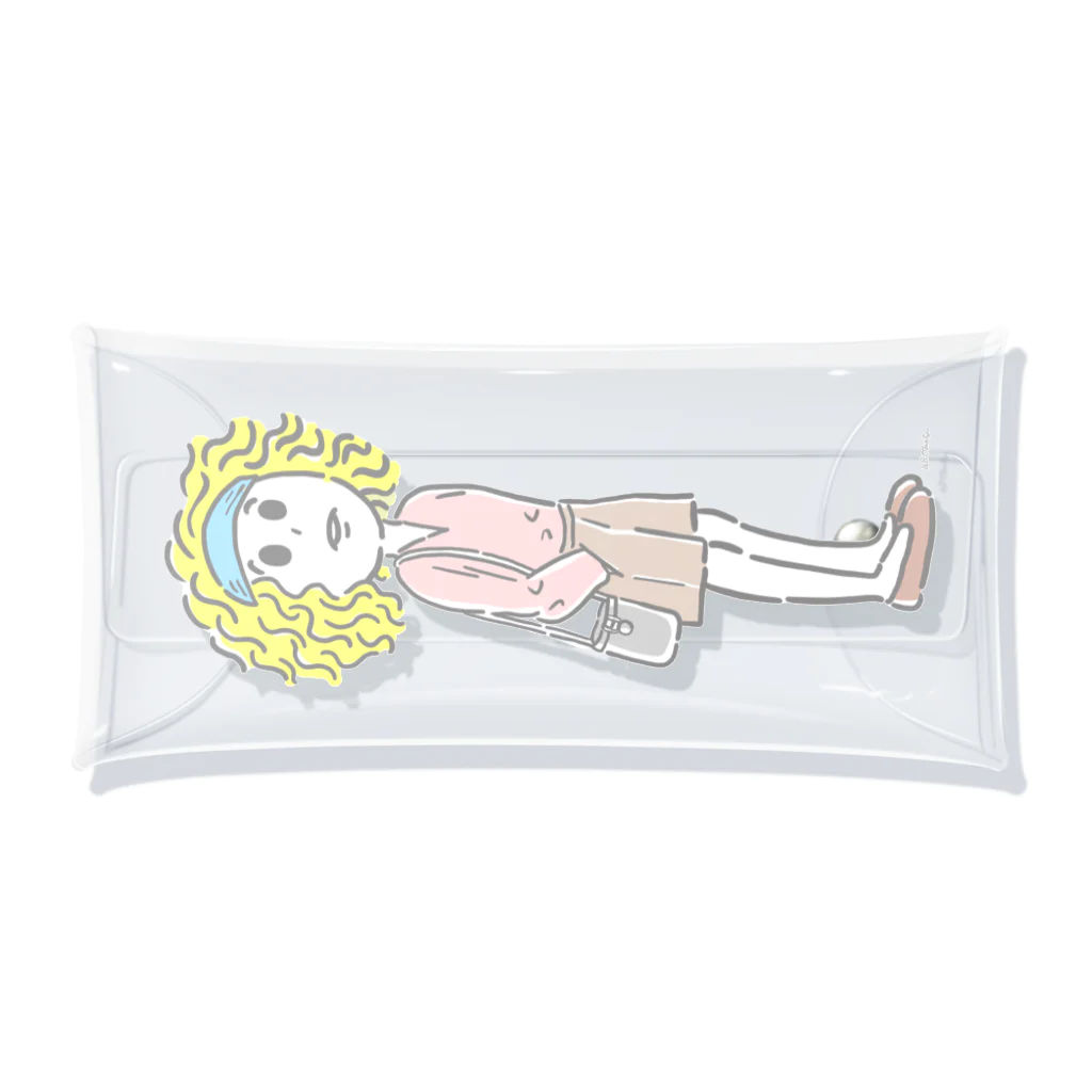 オバタアイの希望を捨てない女の子 Clear Multipurpose Case