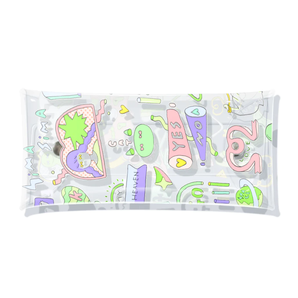 ツルモトマイのPOP Clear Multipurpose Case